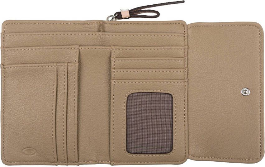 Tom Tailor Portemonnee Medium flap wallet in praktisch formaat
