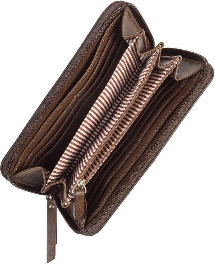 Tom Tailor Portemonnee LILLY Long zip wallet in een eenvoudige look