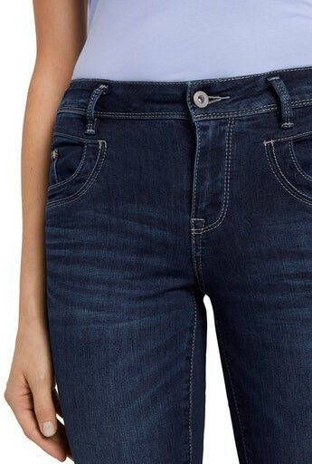 Tom Tailor Rechte jeans Alexa straight met contrasterende stiksels