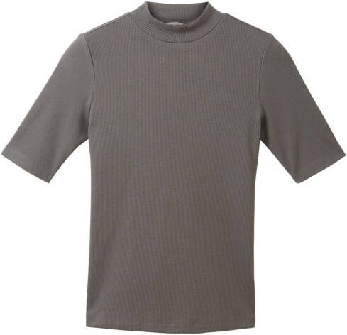 Tom Tailor Shirt met staande kraag in mooie kleurtinten