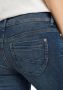 Tom Tailor Slim fit jeans Alexa Slim met knoopsluiting en decoratief gewatteerd juk - Thumbnail 4