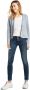 Tom Tailor Slim fit jeans Alexa Slim met knoopsluiting en decoratief gewatteerd juk - Thumbnail 5