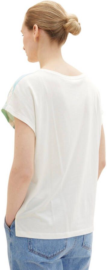 Tom Tailor T-shirt met golvende print