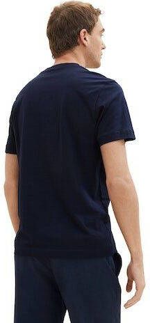 Tom Tailor T-shirt met grote logo-frontprint