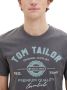 Tom Tailor T-shirt met grote logo-frontprint - Thumbnail 5