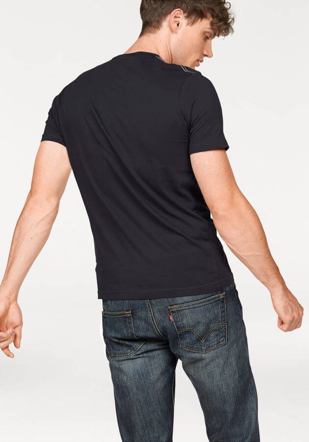 Tom Tailor Shirt met ronde hals met logoprint