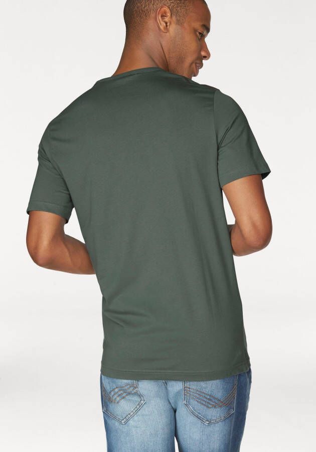 Tom Tailor Shirt met ronde hals met logoprint