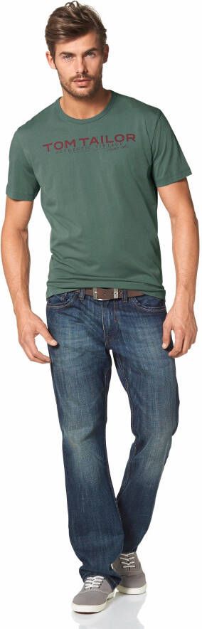 Tom Tailor Shirt met ronde hals met logoprint