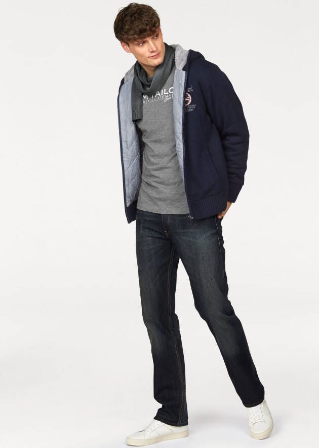 Tom Tailor Shirt met ronde hals met logoprint