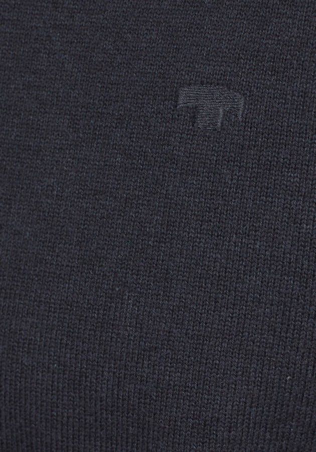 Tom Tailor Gebreide trui met geborduurd logo