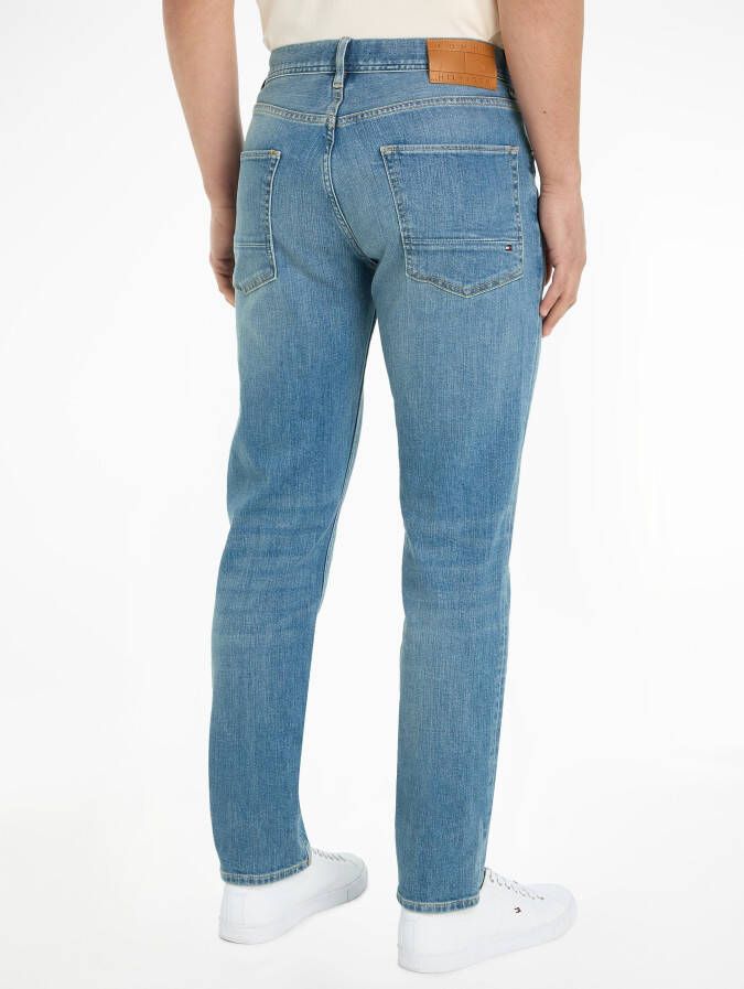 Tommy Hilfiger Slim fit jeans met knoopsluiting model 'DENTON'