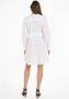 Tommy Hilfiger Witte Korte Jurk met Lange Mouwen voor Dames Wit Dames - Thumbnail 3