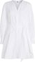 Tommy Hilfiger Witte Korte Jurk met Lange Mouwen voor Dames Wit Dames - Thumbnail 6