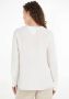Tommy Hilfiger Relaxed Fit V-hals blouse White Dames - Thumbnail 3