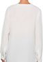 Tommy Hilfiger Relaxed Fit V-hals blouse White Dames - Thumbnail 4