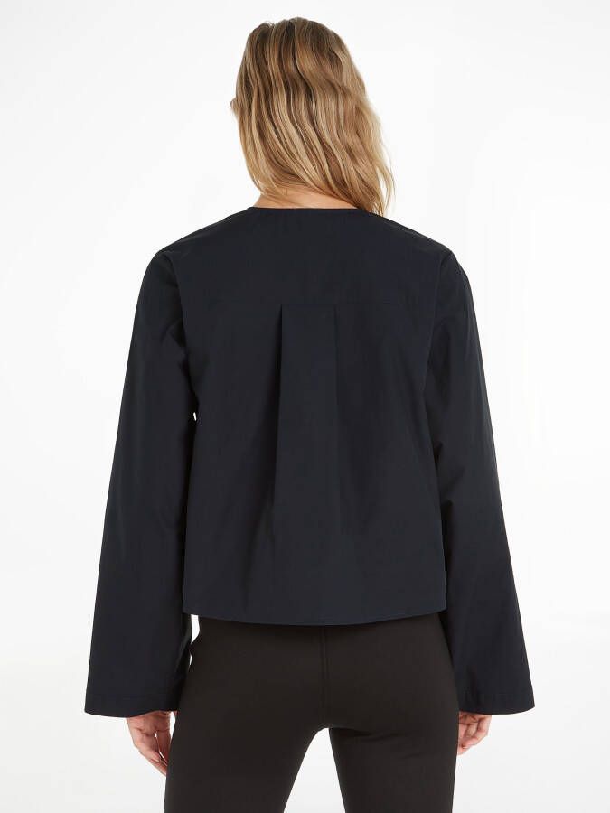 Tommy Hilfiger Blouse met lange mouwen met diepe serafino-halslijn