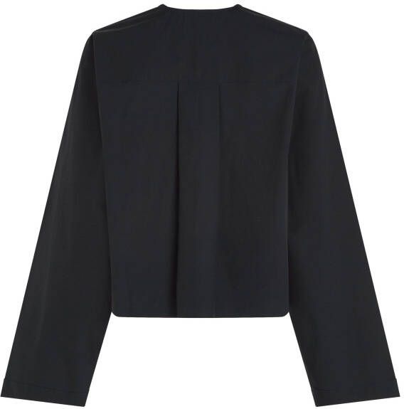 Tommy Hilfiger Blouse met lange mouwen met diepe serafino-halslijn
