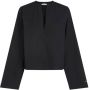 Tommy Hilfiger Blouse met lange mouwen met diepe serafino-halslijn - Thumbnail 5