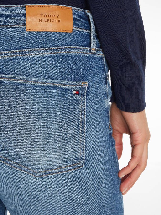 Tommy Hilfiger Bootcut jeans BOOTCUT HW LEO met -logobadge