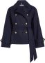 Tommy Hilfiger Caban 1985 COTTON BELTED PEACOAT - Thumbnail 8