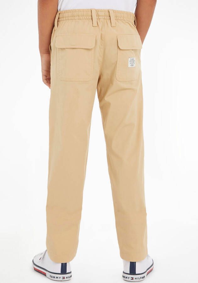 Tommy Hilfiger Chino POPLIN COMFORT PANTS met rijgkoord in de band