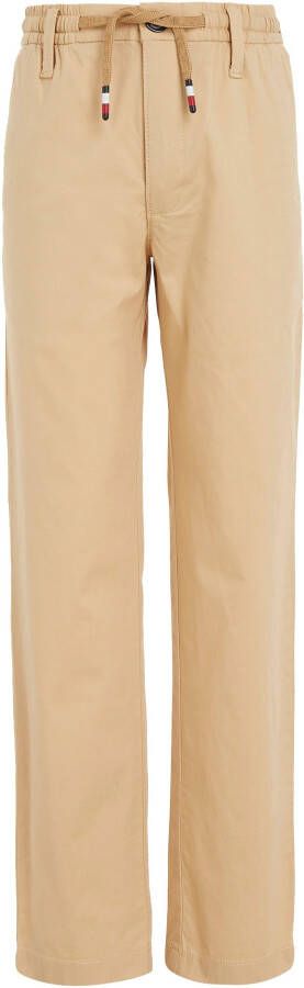 Tommy Hilfiger Chino POPLIN COMFORT PANTS met rijgkoord in de band