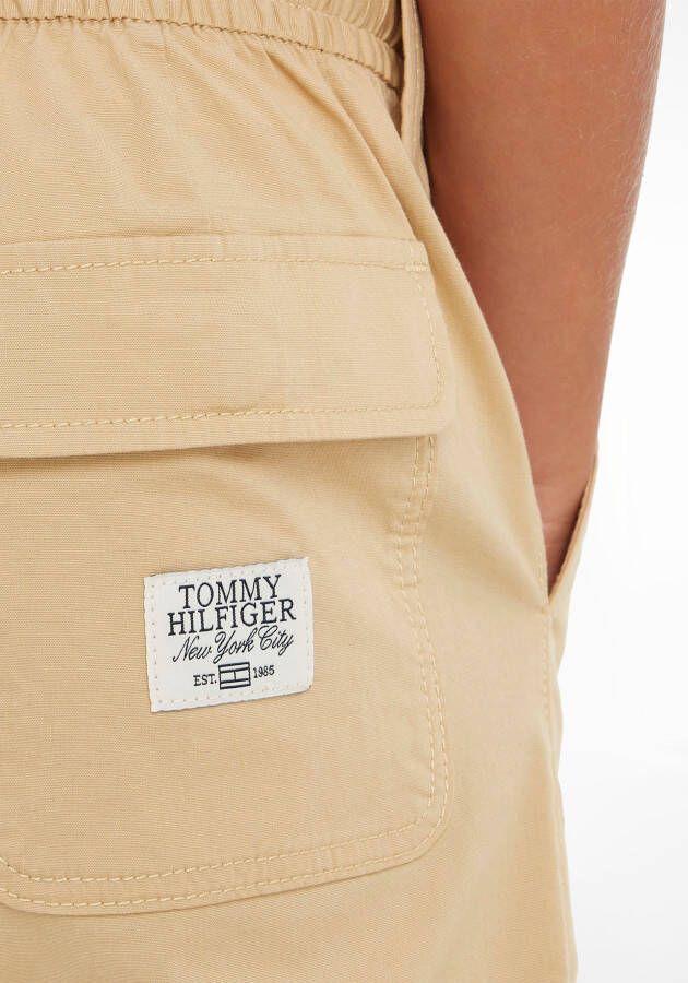 Tommy Hilfiger Chino POPLIN COMFORT PANTS met rijgkoord in de band