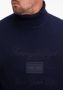 Tommy Hilfiger Big & Tall PLUS SIZE gebreide pullover met labelstitching - Thumbnail 3