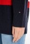 Tommy Hilfiger Gebreide pullover in colour-blocking-design model 'VIBRANT STRIPE' - Thumbnail 3