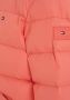 Tommy Hilfiger gewatteerde winterjas ESSENTIAL DOWN FUR van gerecycled polyester perzik Roze Meisjes Gerecycled polyester (duurzaam) Capuchon 128 - Thumbnail 6