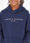 Tommy Hilfiger unisex hoodie met logo donkerblauw Sweater Logo 116 - Thumbnail 7