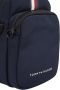 Tommy Hilfiger Blauwe Verstelbare Schoudertas met Rits Blue Heren - Thumbnail 3