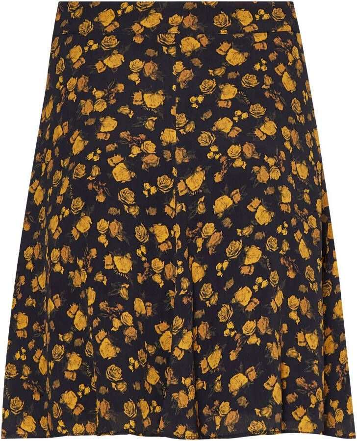 Tommy Hilfiger Minirok MOSS CREPE ROSE SHORT SKIRT met merklabel