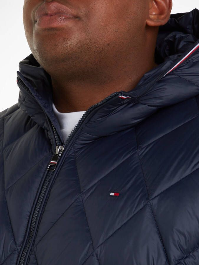 Tommy Hilfiger Outdoorjack BT-MIX QUILT RCL HOODED JACKET-B in grote maten