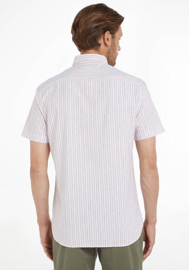 Tommy Hilfiger Overhemd met korte mouwen CO LI OUTLINE STP RF SHIRT S S in gestreepte look
