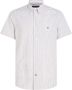 Tommy Hilfiger Overhemd met korte mouwen CO LI OUTLINE STP RF SHIRT S S in gestreepte look - Thumbnail 6