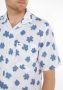Tommy Hilfiger Overhemd met korte mouwen MONO FLOWER RF SHIRT S S in gebloemd design - Thumbnail 3