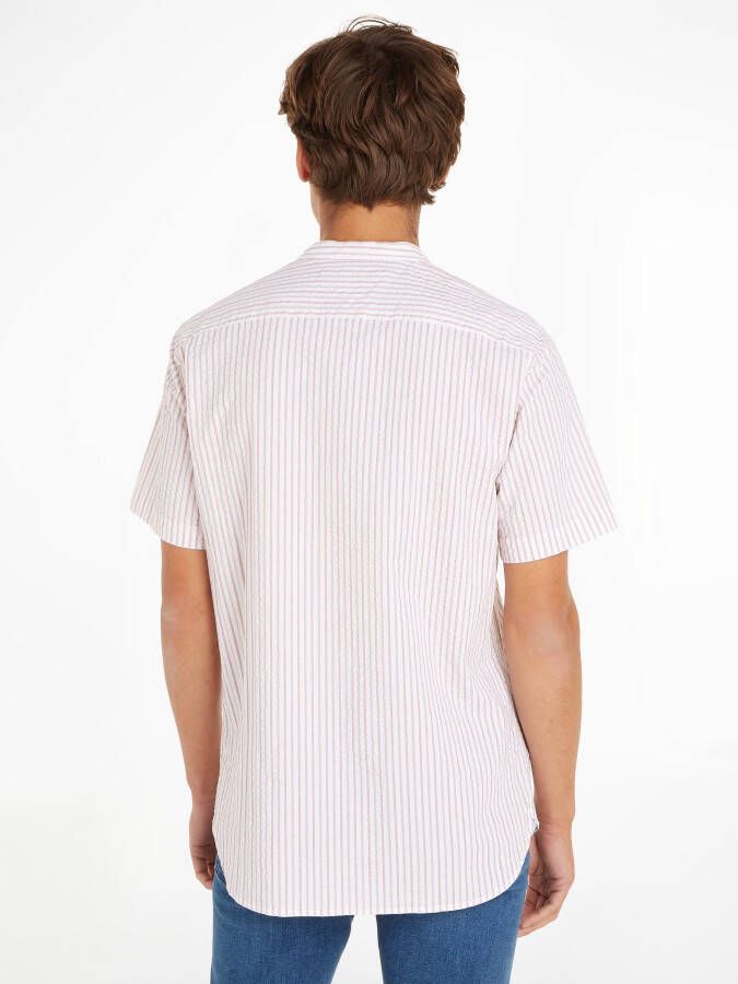 Tommy Hilfiger Overhemd met korte mouwen SEERSUCKER STRIPE RF SHIRT S S