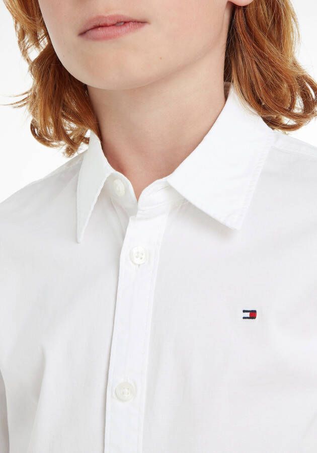 Tommy Hilfiger Overhemd met lange mouwen SOLID STRETCH POPLIN SHIRT L S