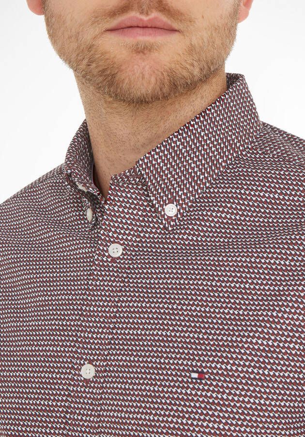 Tommy Hilfiger Overhemd met lange mouwen SMALL RETRO PRINT SF SHIRT