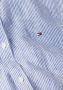 Tommy Hilfiger gestreept linnen slim fit overhemd ultra blue optic white - Thumbnail 4