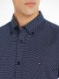Tommy Hilfiger regular fit overhemd CORE FLEX met biologisch katoen carbon navy white - Thumbnail 4