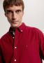Tommy Hilfiger Flex Geborsteld Twill Overhemd met Lange Mouwen Red Heren - Thumbnail 3