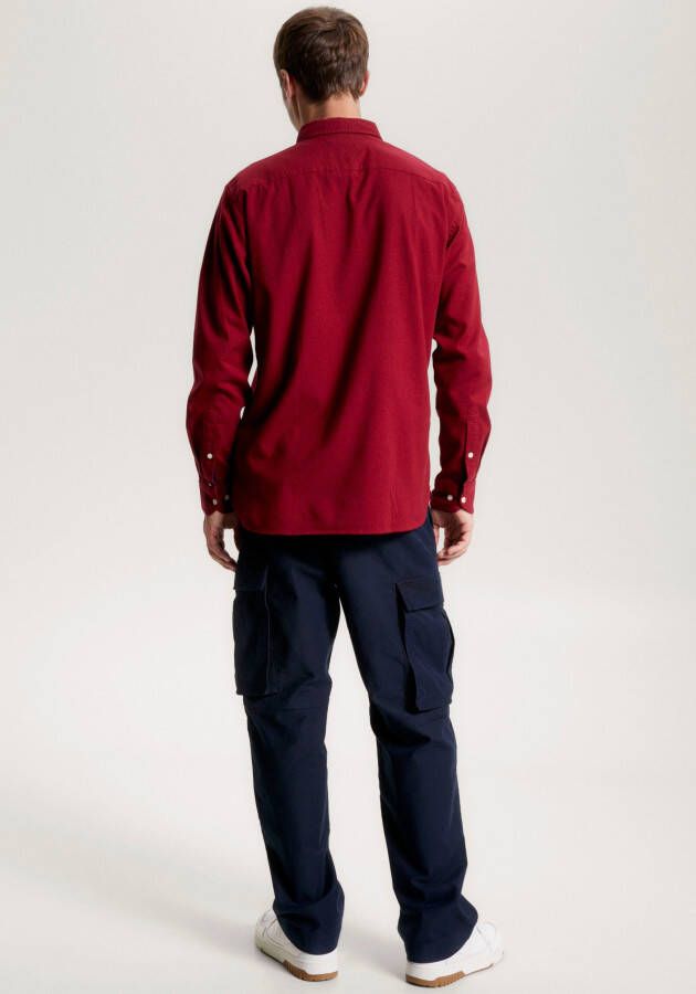 Tommy Hilfiger Overhemd met lange mouwen FLEX BRUSHED TWILL RF SHIRT