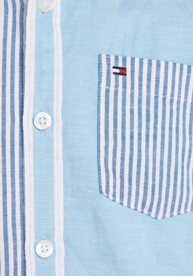 Tommy Hilfiger Overhemd met lange mouwen HEMP RELAXED SHIRT L S met gestreept patroon