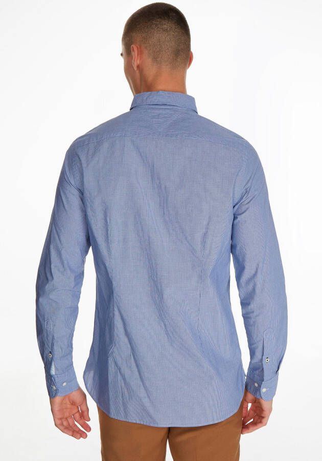 Tommy Hilfiger Overhemd met lange mouwen NATURAL SOFT MICRO CHK SF SHIRT