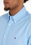 Tommy Hilfiger Lichtblauwe Casual Overhemd Pigment Garment Dye Rf Shirt - Thumbnail 8