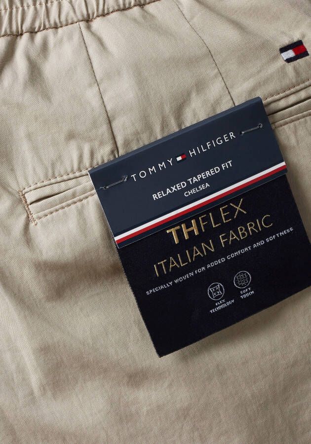 Tommy Hilfiger Paperbag-broek CHELSEA POPLIN PAPERTOUCH PO in een eenvoudig ontwerp