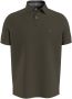 Tommy Hilfiger regular fit polo 1985 met logo army green - Thumbnail 2
