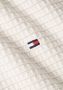 Tommy Hilfiger Spring Grid ZIP Mock Trui White Heren - Thumbnail 4